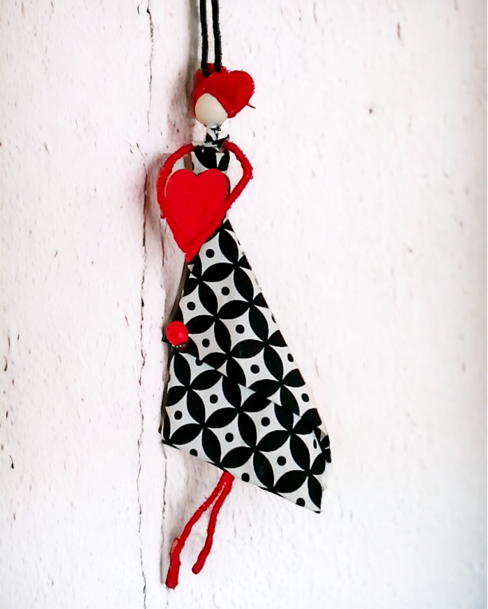 A red heart in a black & white world!